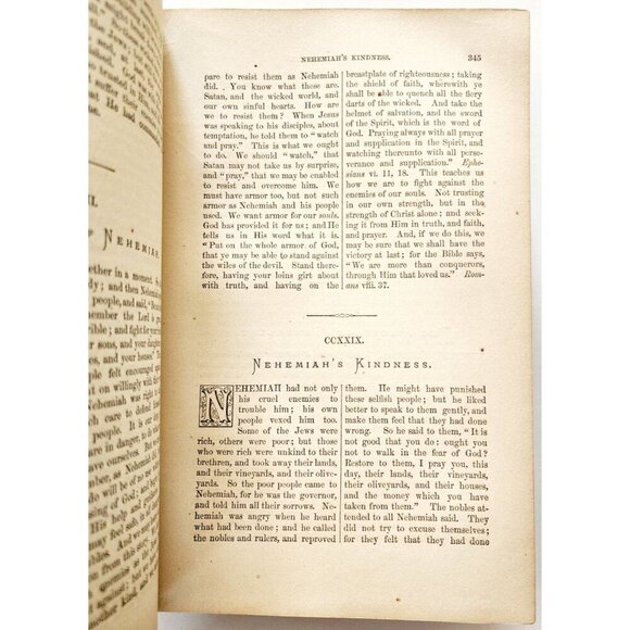 1873 Unbound Young People Illustrated Bible Victorian Ephemera 500 Pages LGDW11 - Picture 4 of 7